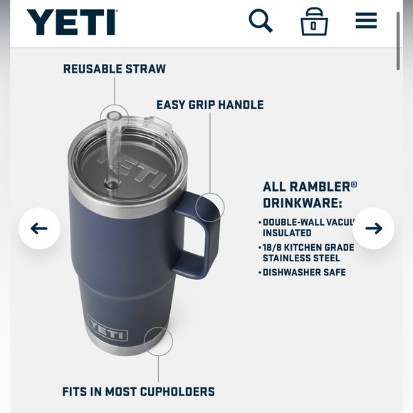 NWT YETI king crab orange RAMBLER 25oz
739 ML STRAW MUG
WITH STRAW LID - Picture 9 of 12
